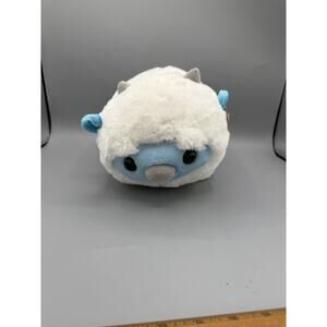 Aurora Palm Pals Yeti Plush Stuffed Animal White Blue 8” Cute Fluffy Toy NWT